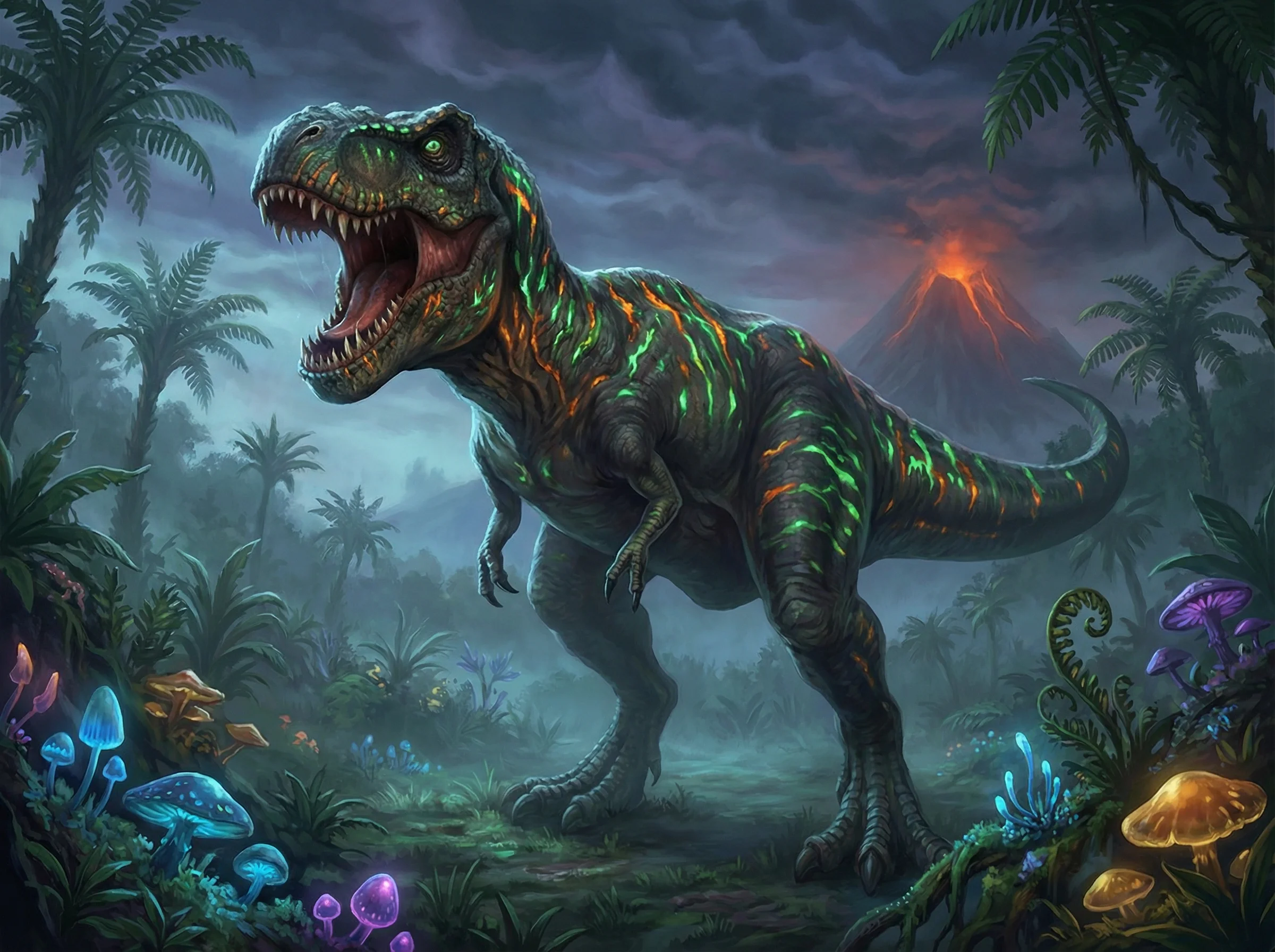 霸王龙图鉴，代表力量型 棋牌试玩 棋牌策略的远古巨兽